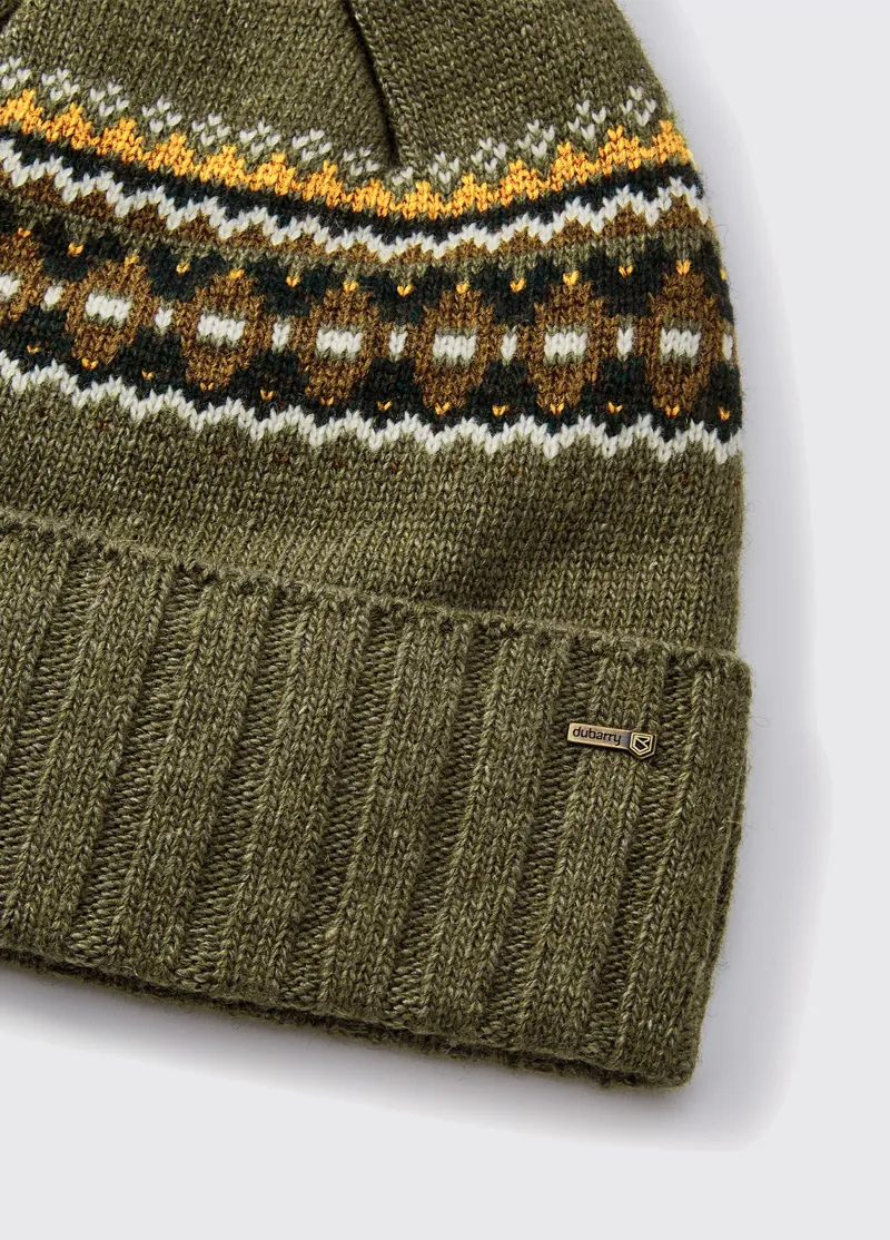 Dubarry Kilcormac Bobble Hat - Dusky Green-1